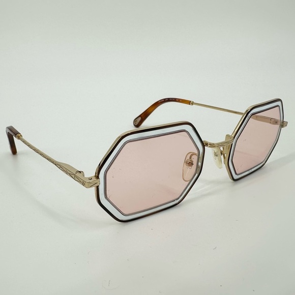 Chloe CE146S Tally Octagonal Sunglasses Pink Lens main image 4
